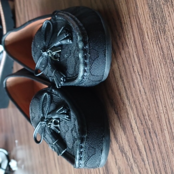 Coach Moira Sig Jacq Loafer - Color: Black/Coal-6.5B fits to size - Picture 5 of 8